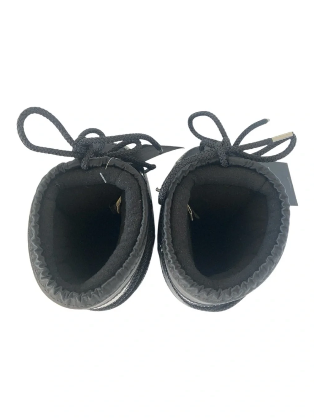 Moon Boots Black Icon Glance Kids Space Lunar Landing Size US 7c/9.5c New No Box